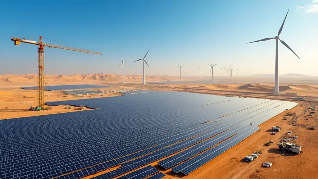 Dit land bouwt een gigantische wind- en zonne-energiecentrale van 30 GW