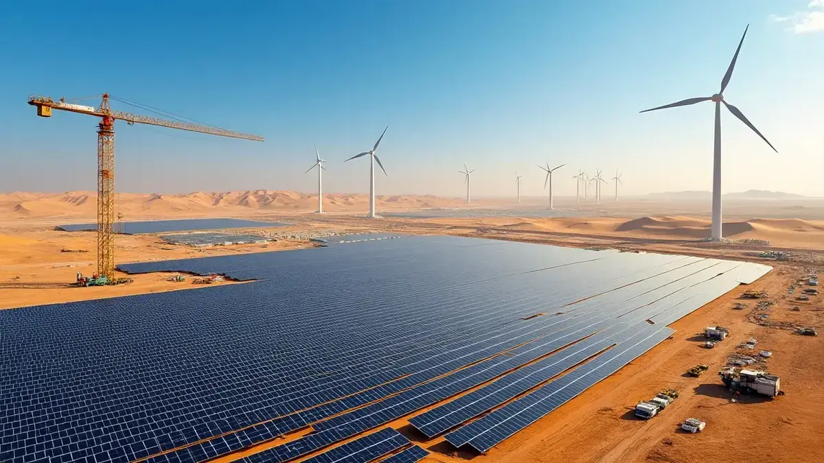 Dit land bouwt een gigantische wind- en zonne-energiecentrale van 30 GW