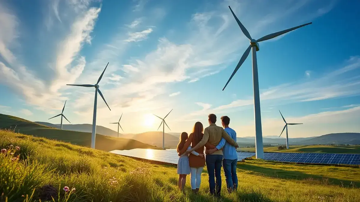 Hernieuwbare energie: wind- en zonne-energie als schild tegen weersomstandigheden